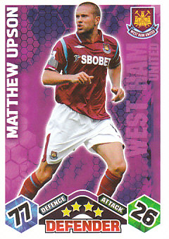 Matthew Upson West Ham United 2009/10 Topps Match Attax #312